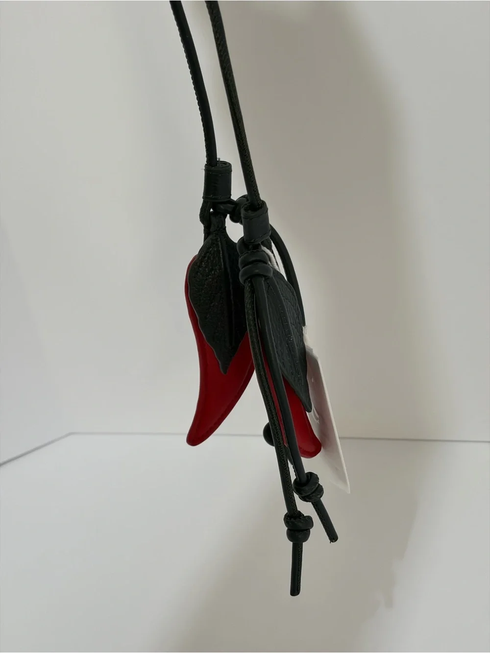 Hammitt Red Chili Pepper Leather Hot Stuff Bag Charm NWT